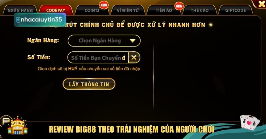 Sản phẩm cá cược tại Big88
