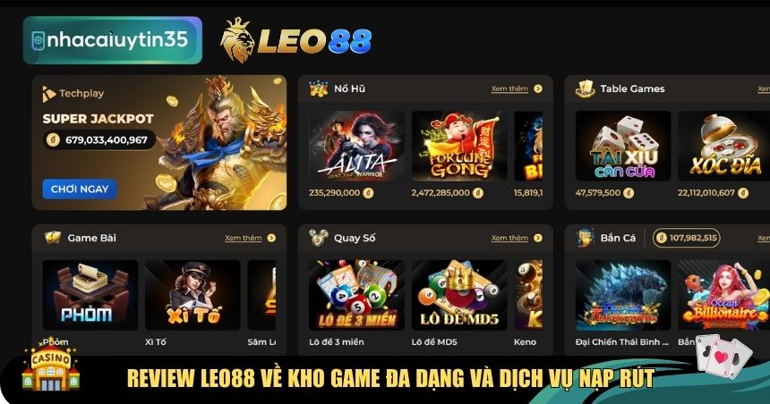 LEO88 đã đầu tư vào hệ sinh thái game và giao dịch an toàn