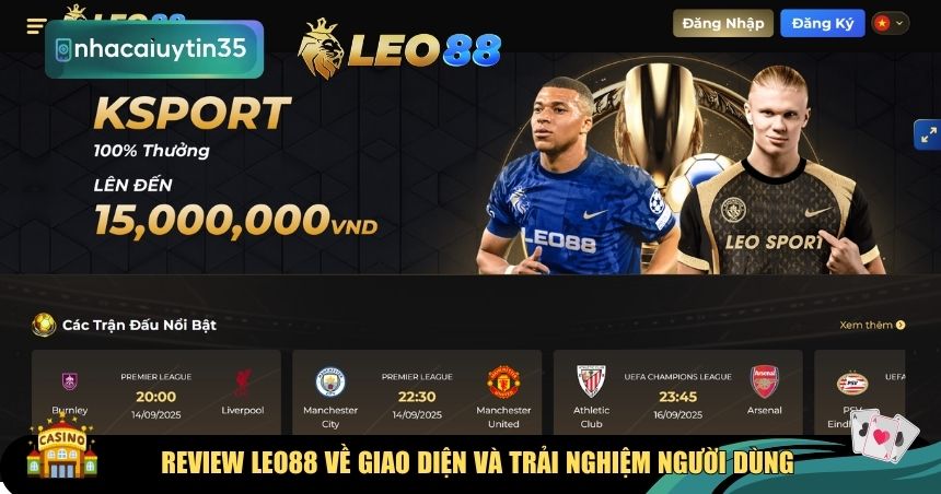 Review LEO88 về giao diện và cảm giác sử dụng